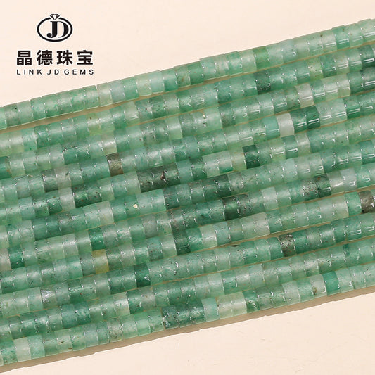 2 * 4m natural green Dongling jade septum