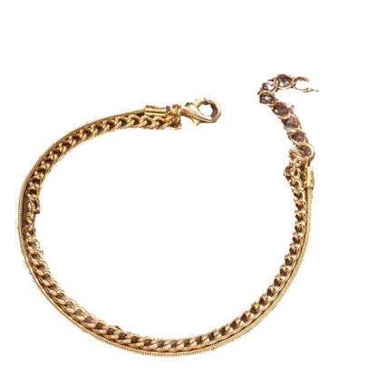 Cuban chain double bracelet