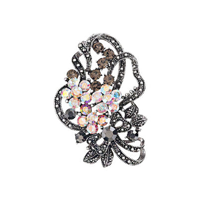 Female Rhinestone Brooch Corsage