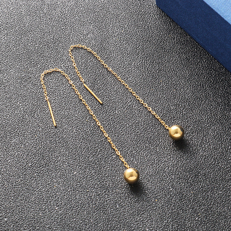 Gold Bead Doudou Earrings