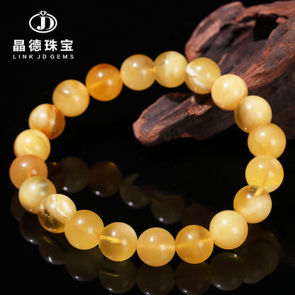 Natural Chicken Oil Yellow Beeswax Bracelet