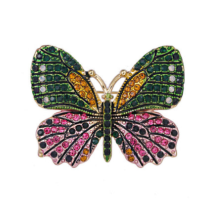 Fashion Colorful Butterfly Brooch Set