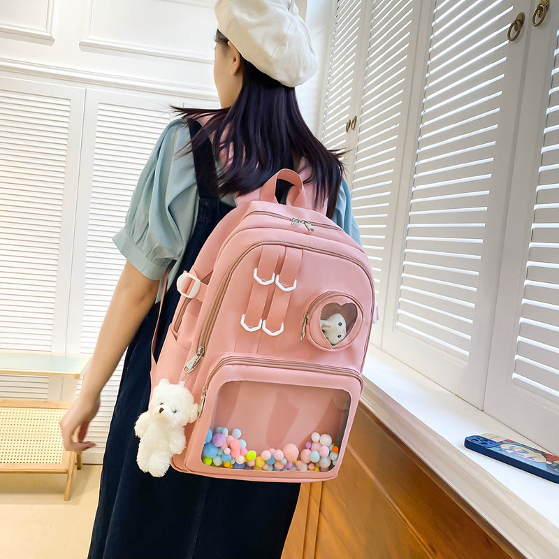 Large capacity student backpack fashion