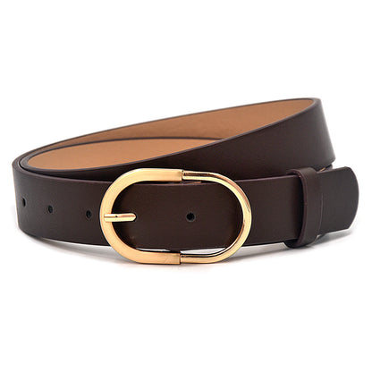 Versatile fashion pin buckle women's belt