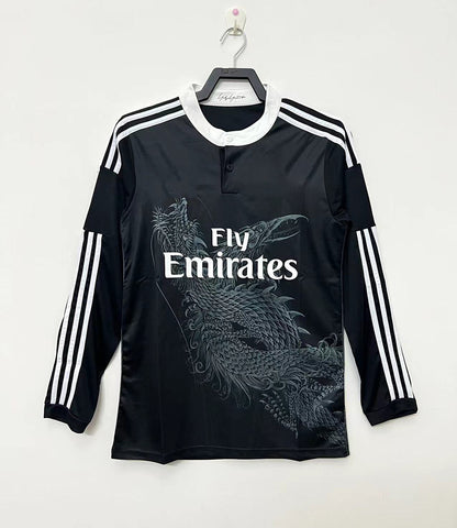 14-15 La Liga Real Madrid Retro Black Away Jersey