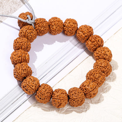 Pulsera Vajra Bodhi con cinco pétalos de cuentas natales 