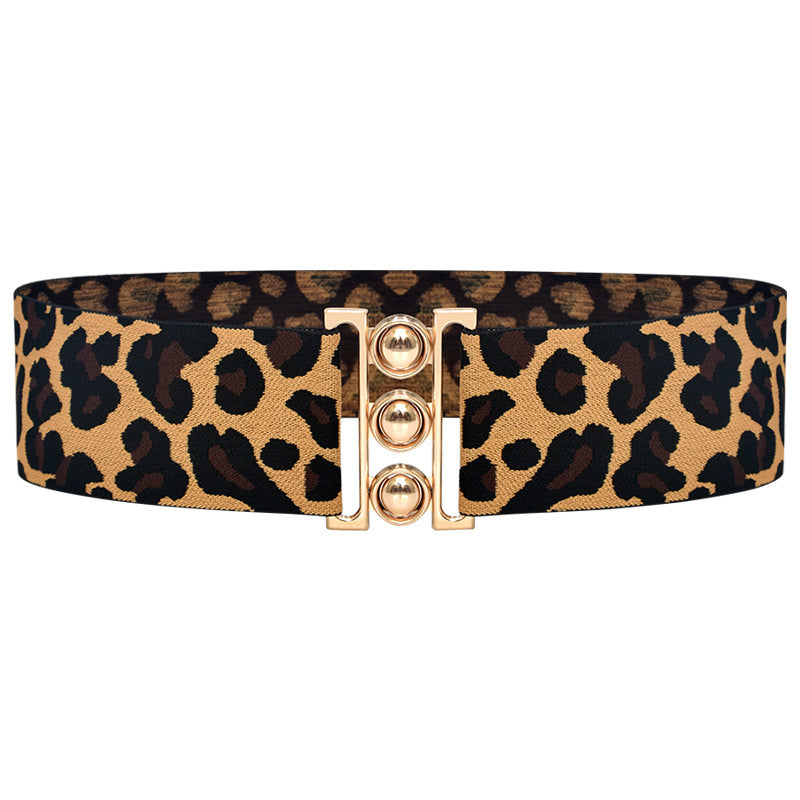 waist seal female leopard print