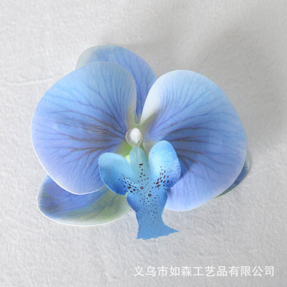 Simulation 3D lamination butterfly orchid flower head