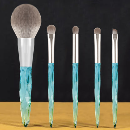 Acrylic Handle Makeup Brush Set