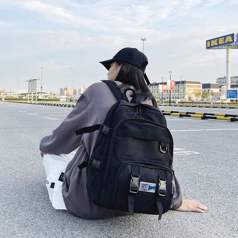 Large capacity computer backpack schoolbag