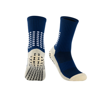 Anti-slip Grip Cushion Crew Football Socks