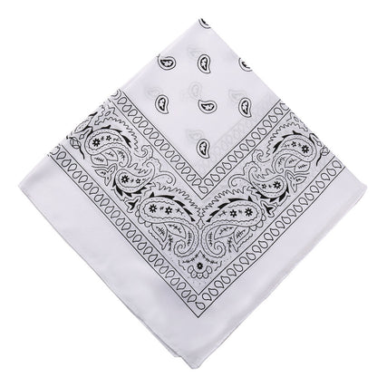 Flower square bandana magic headscarf