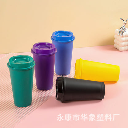 Color coffee cup pp material 475ml