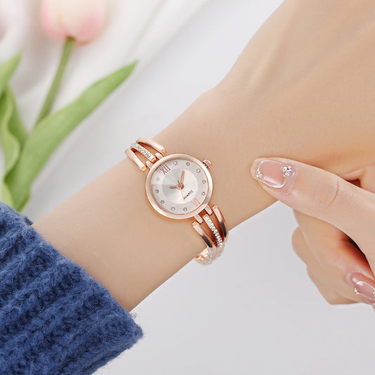 Diamond-encrusted ladies quartz watches watch wholesale