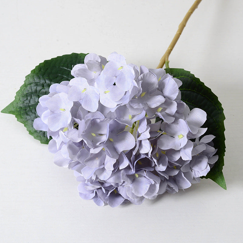 Artificial Hydrangea with Leaves Artificial Flowers Wholesale