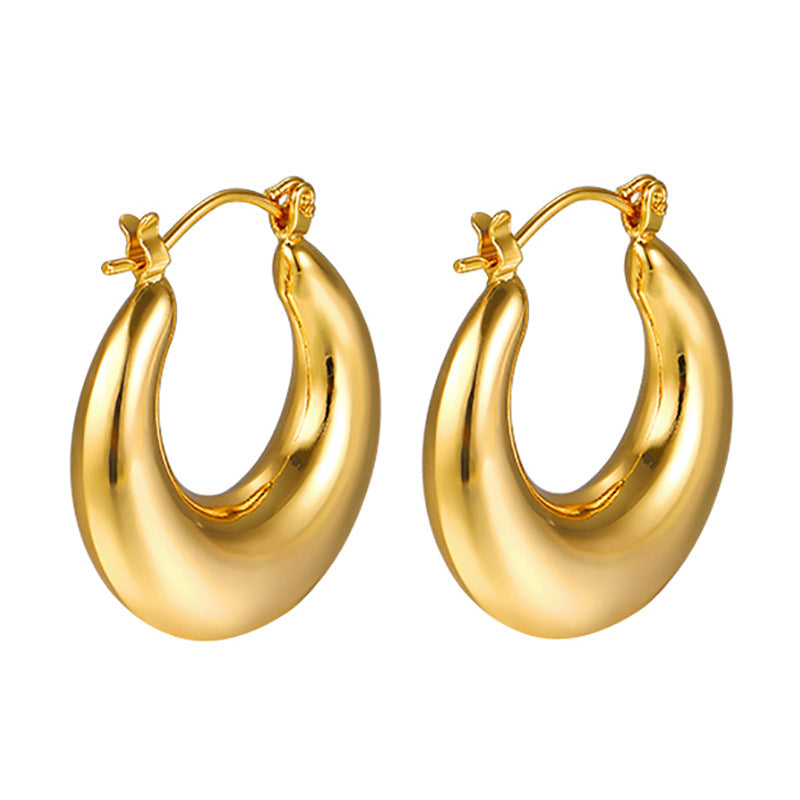 Free combination earrings set gold