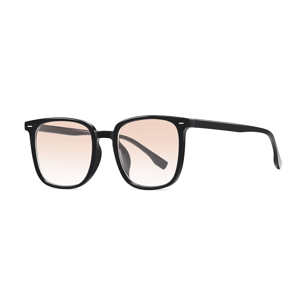 Small and Large Frame Trendy Tea-colored Sunglasses