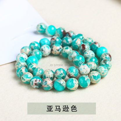 Shoushan stone synthetic snake skin stone loose beads