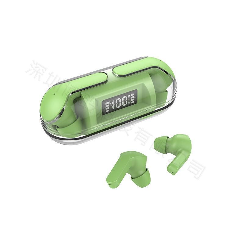 Transparent TWS Earbuds Long Battery Life Low Latency