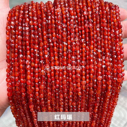 4 * 3Mm crystal sliced round cake-shaped loose beads