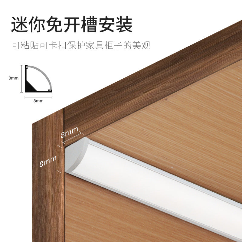 Customized slotting-free cabinet light led strip