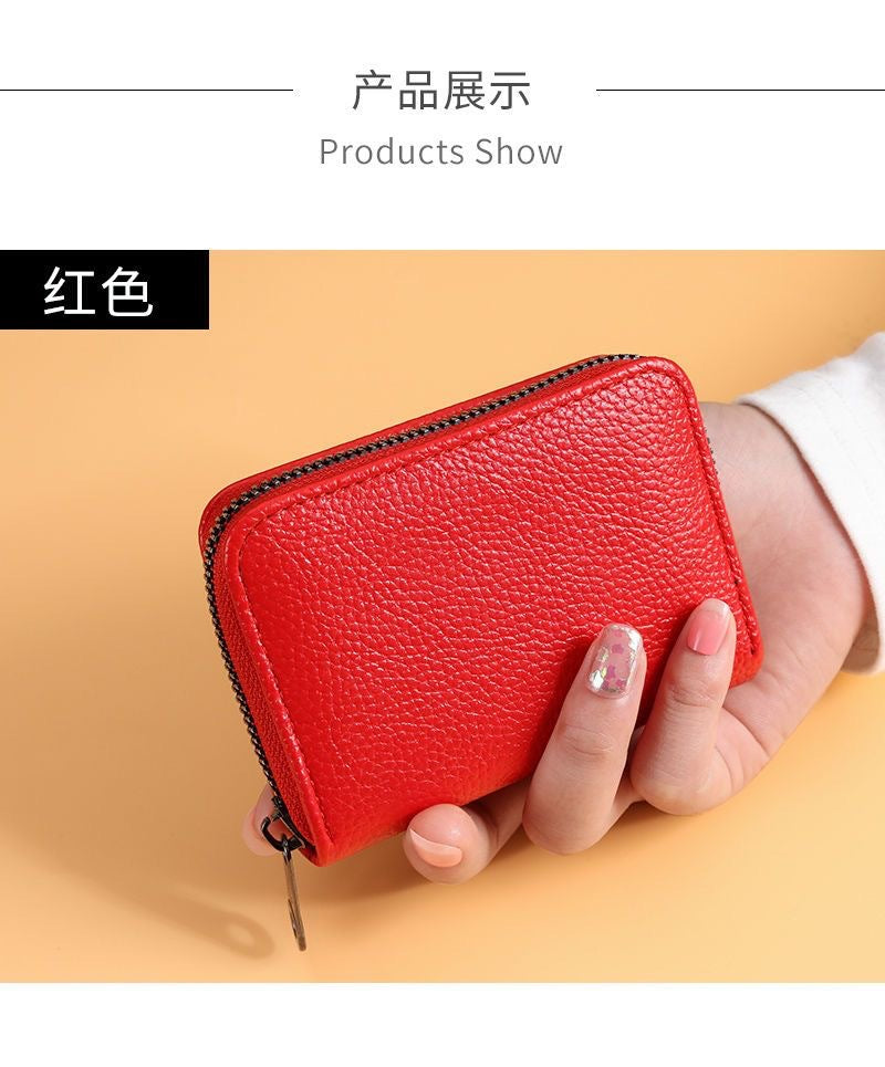 Ultra-thin card cover, small women's card bag, wallet.