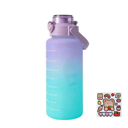 1500ml Plastic Water Bottle with Time Markings