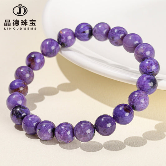 Natural purple dragon crystal bracelet