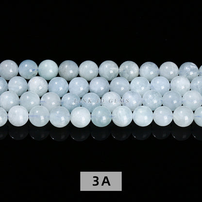 7A Natural Aquamarine Loose Beads