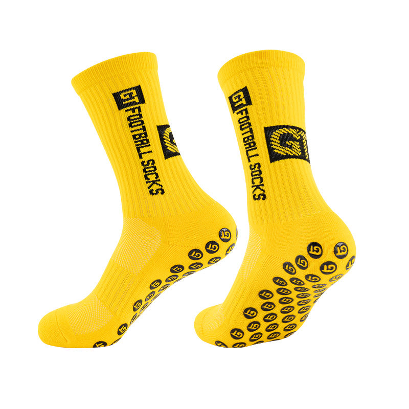 Anti-Slip Mid-Calf Football Socks Kids Adults