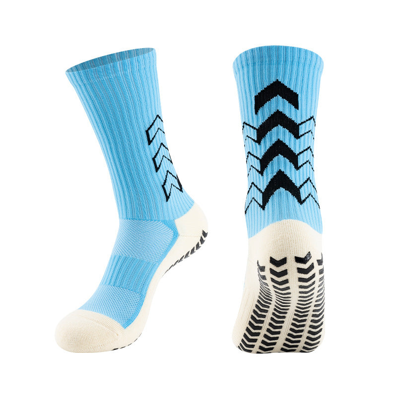 Anti-Slip Soccer Socks Unisex Mid-Length Gel