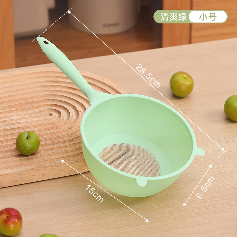 Plastic Rice Washing Spoon Multi-Function Strainer