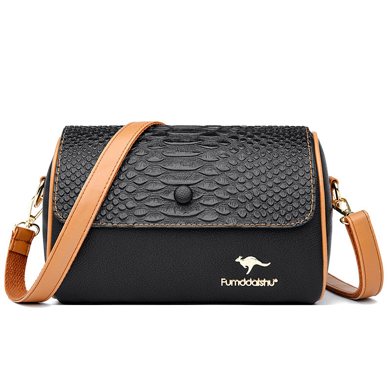 Crocodile pattern fashion versatile bag