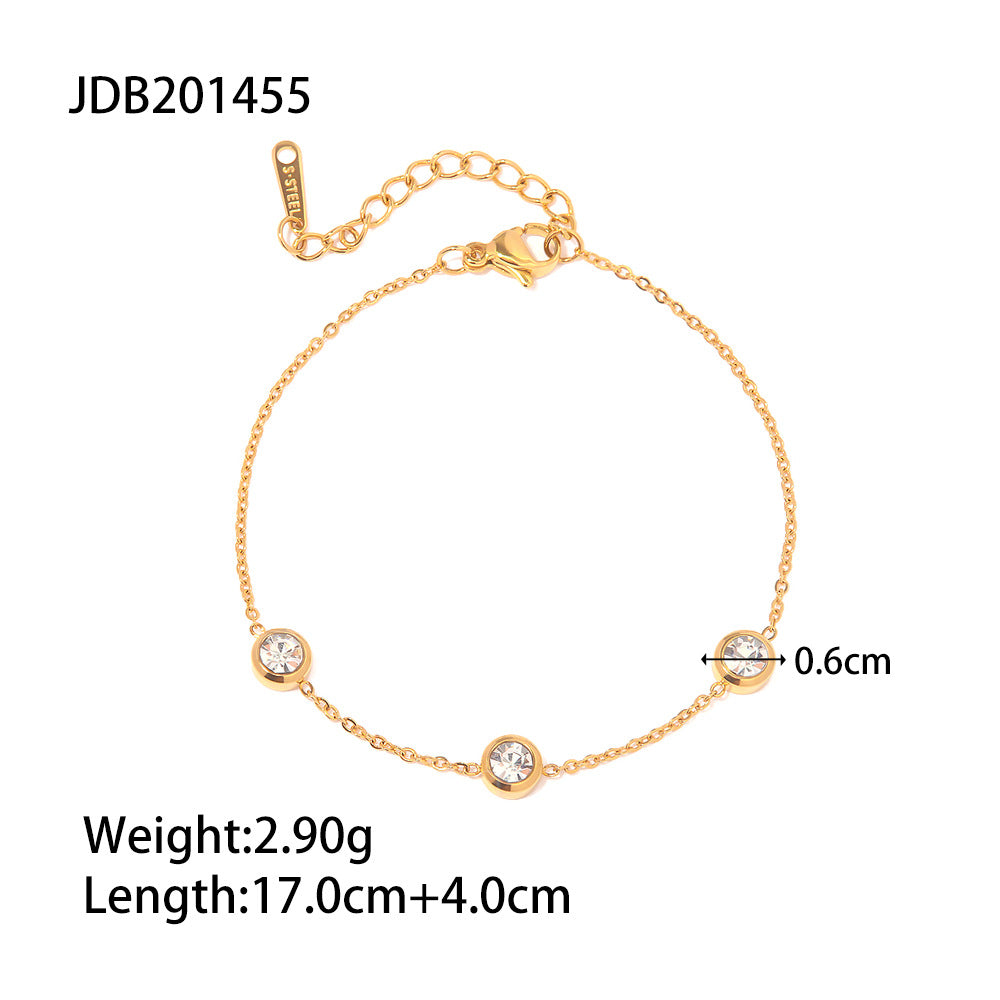 Round Zirconia Bracelet