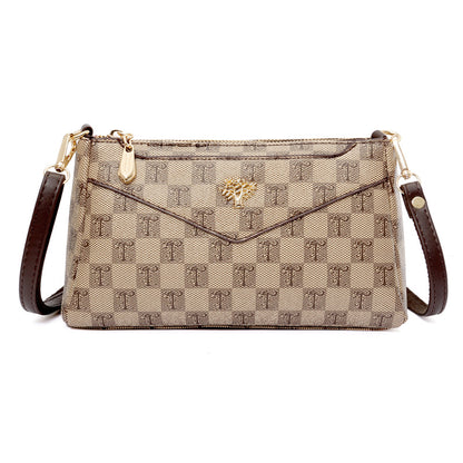 Letter Versatile Shoulder Small Square Bag