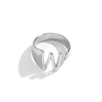 Geometric letter ring