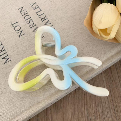 Butterfly hollow design grab clip cute hairpin