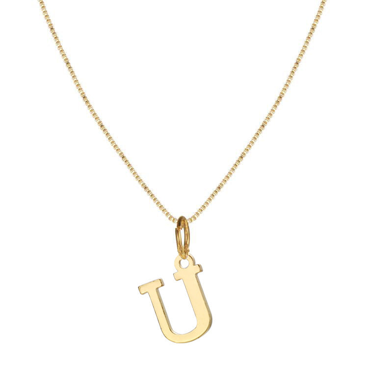 26 letters necklace simple