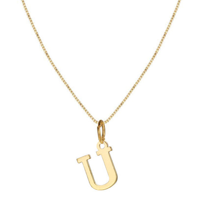 26 letters necklace simple