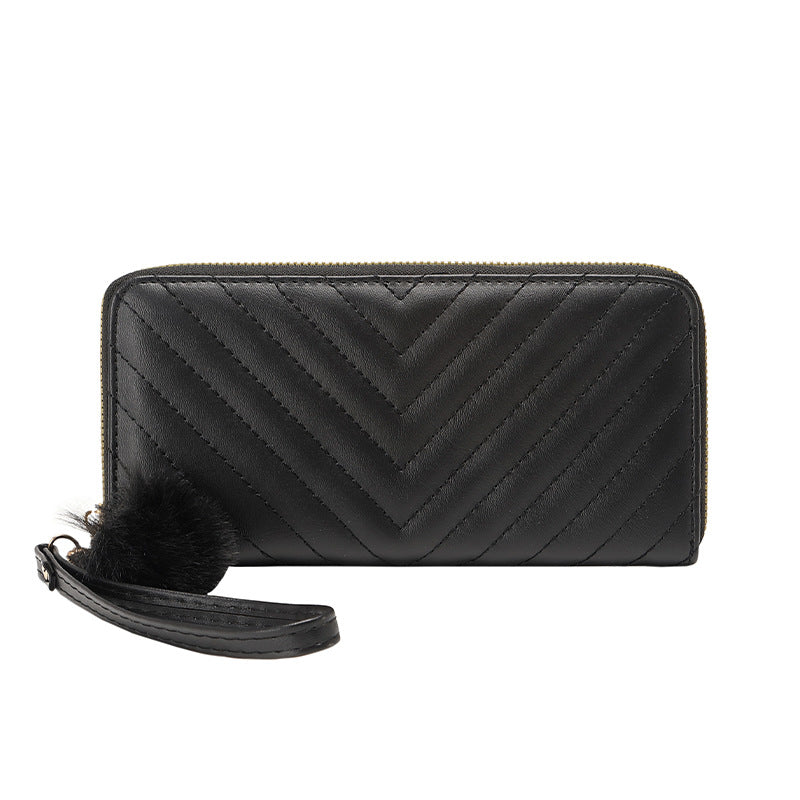 Long wallet Casual change purse