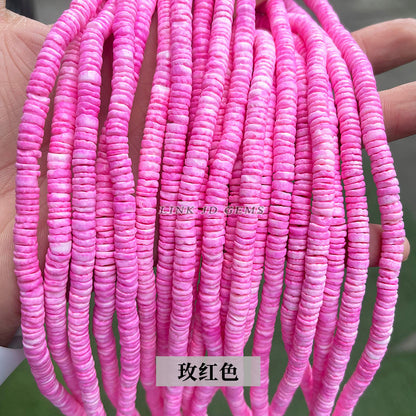 5-7Mm colorful shell disc spacer beads