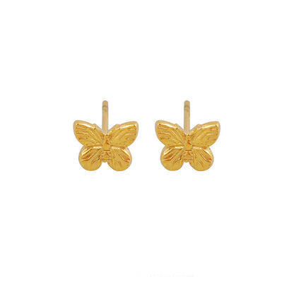 Butterfly stud earrings