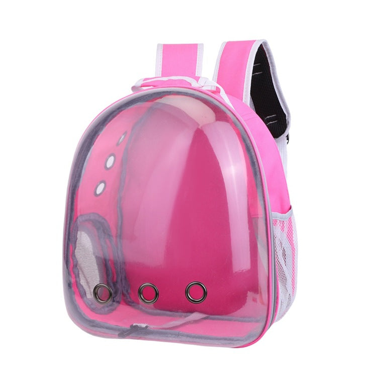 Pet shell transparent backpack