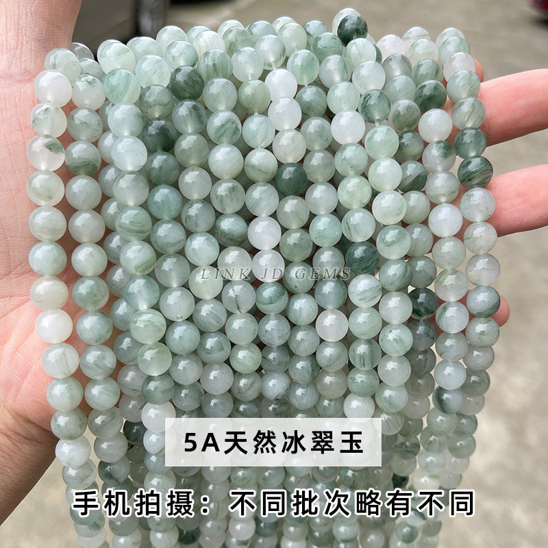 5A Natural Tianshan Jade Loose Beads