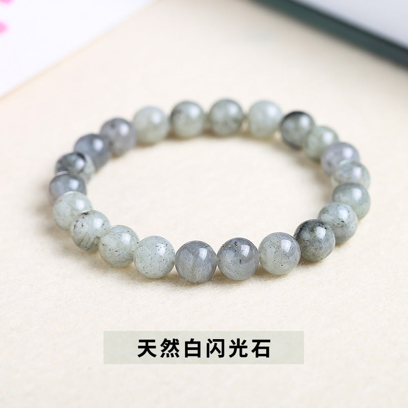 Glitter stone bracelet simple single circle