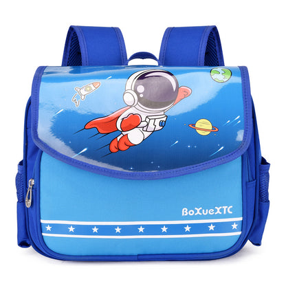 Cartoon cute boy and girl baby backpack