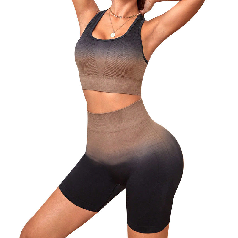 Trending In-Stock High-Waist Butt-Lifting Sports Set