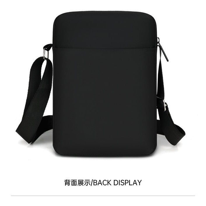 Men's new shoulder bag solid color