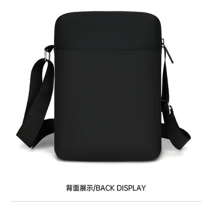 Men's new shoulder bag solid color