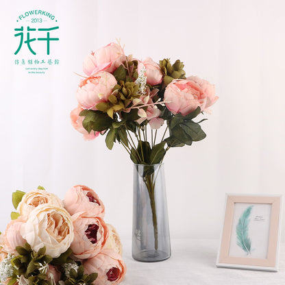 Artificial Peony Bouquet